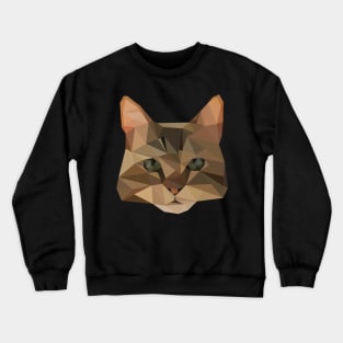 Geometrical bengal cat Crewneck Sweatshirt